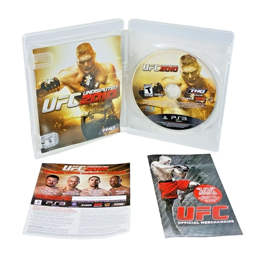 UFC Undisputed 2010 Sony PlayStation 3 THQ 2010 Complete with Manual Tested
